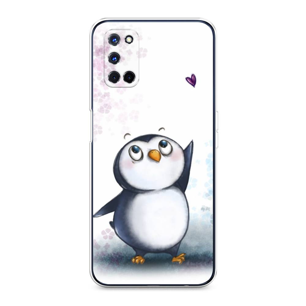 

Чехол Awog на Oppo A52 "Пингвин и сердечко", Разноцветный, 253150-1