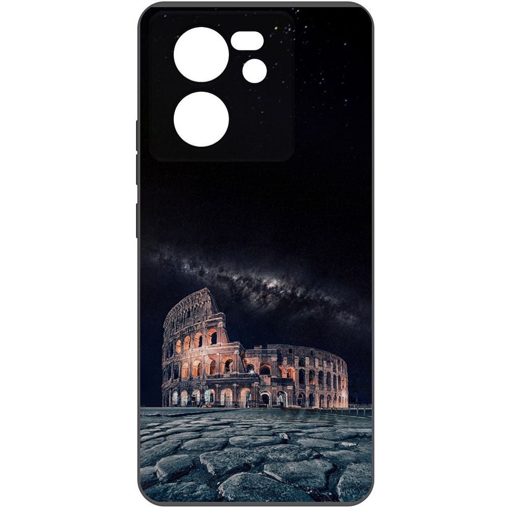 

Чехол-накладка Krutoff Soft Case Италия, Колизей для Xiaomi 13T черный