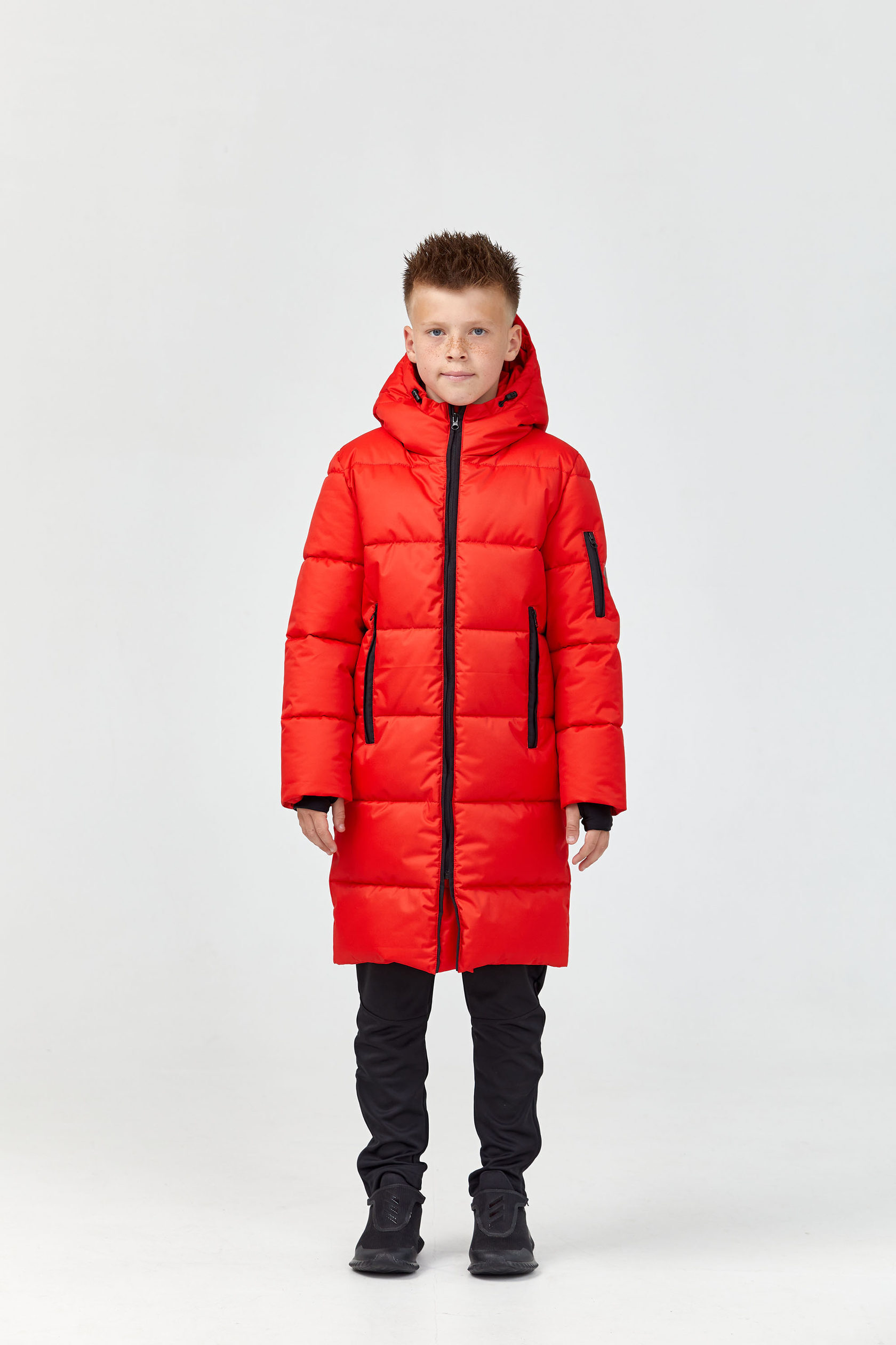 Пальто детское BRINCO FW2022051-И, красный, 158