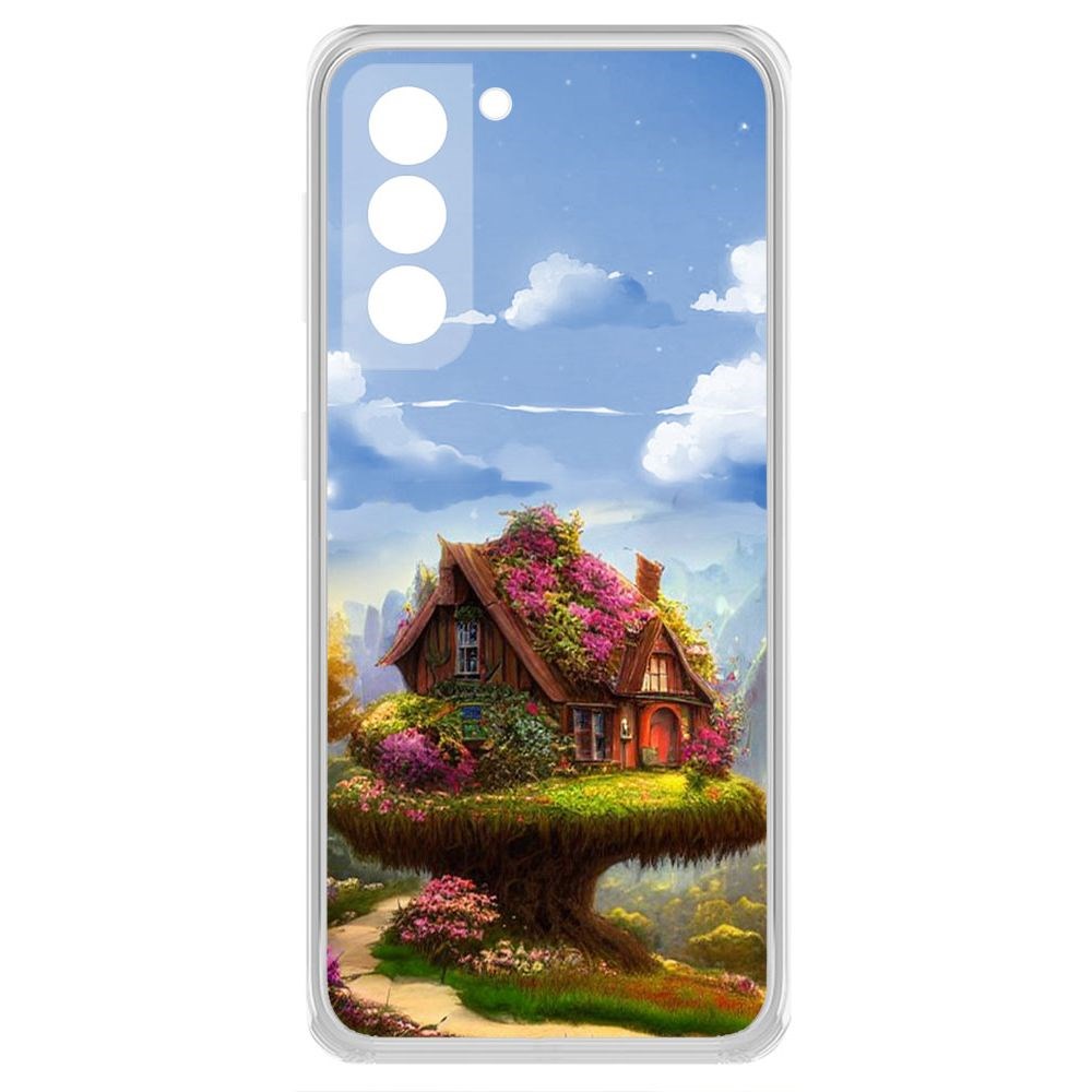 

Чехол-накладка Krutoff Clear Case Дом на дереве для Samsung Galaxy S21+ (G996)