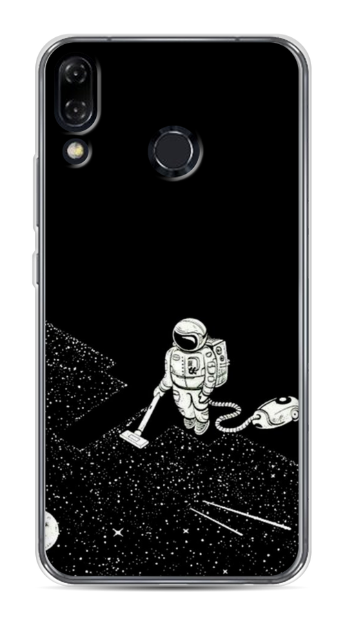 

Чехол Awog на Asus Zenfone 5 ZE620KL "Космонавт с пылесосом", Белый, 43350-4