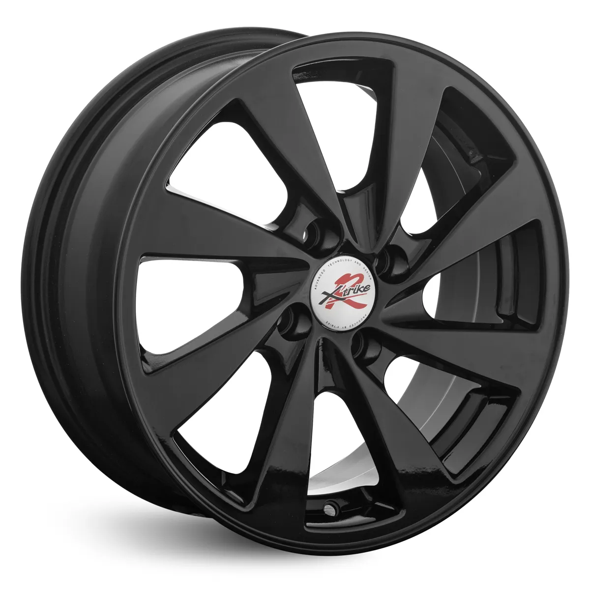 

Диск XtrikeRST R055 R15 4*98 ET33 Dia 58.6, литой черный для Lada Granta.