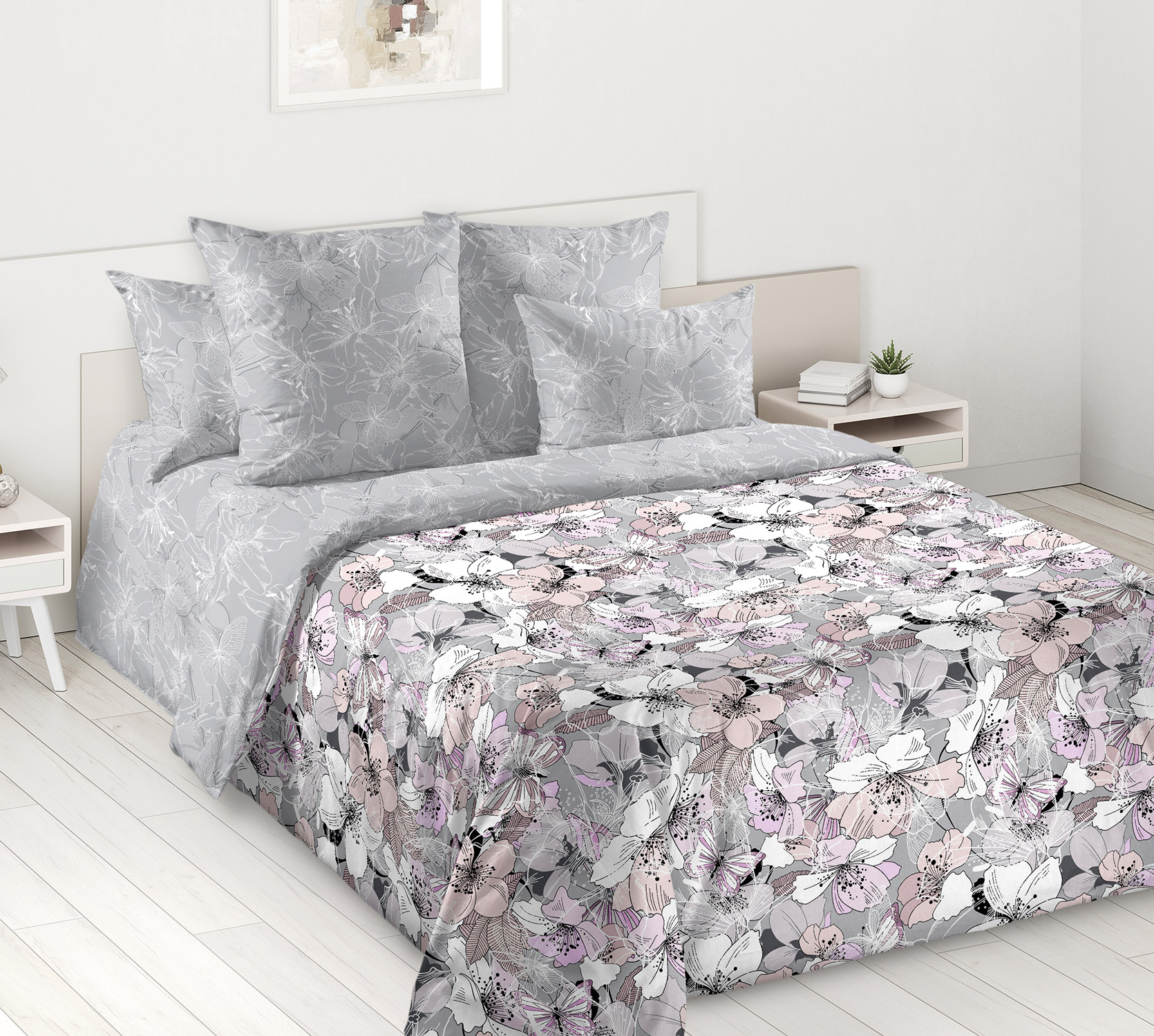 

Постельное белье Текс-Дизайн 2-спальное Объятья 1 70х70 2 шт