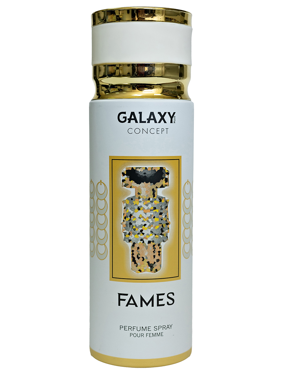 Дезодорант Galaxy Concept Fames парфюмированный женский, 200 мл дезодорант galaxy concept crystal парфюмированный женский 200 мл