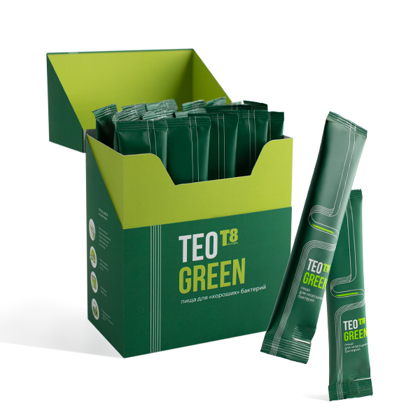 

Пребиотик Tayga8 T8 Teo Green, смузи 21, саше