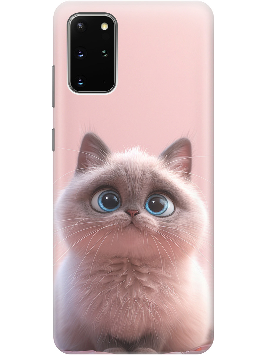 

Силиконовый чехол на Samsung Galaxy S20+ с принтом "Милейший котик", Прозрачный;розовый;серый, 722628511