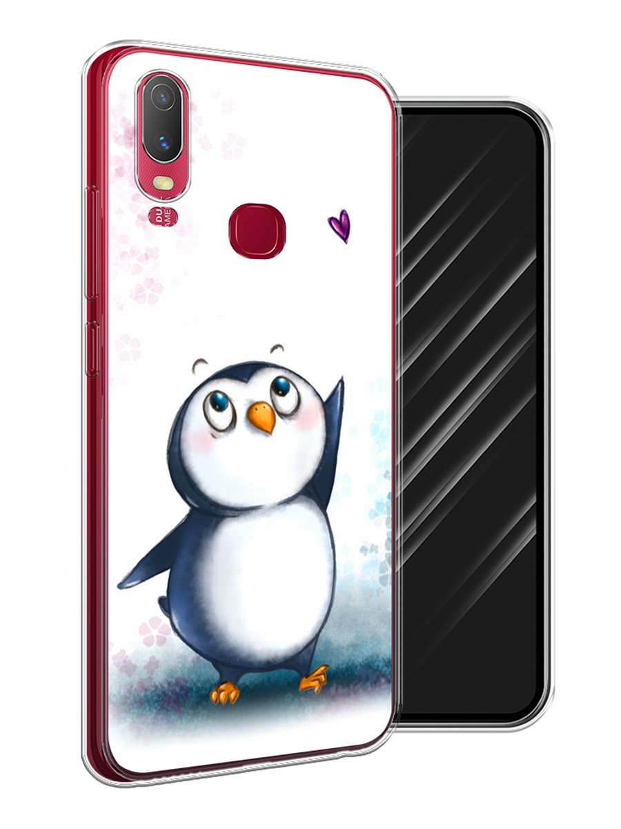 

Чехол Awog на Vivo Y11 "Пингвин и сердечко", Разноцветный, 261650-1