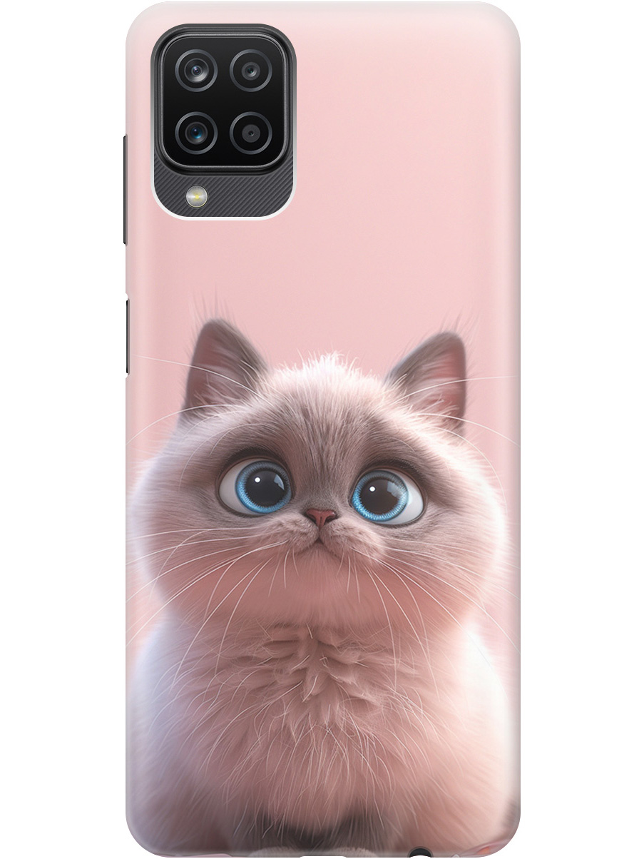 

Силиконовый чехол на Samsung Galaxy A12 / M12 с принтом "Милейший котик", Прозрачный;розовый;серый, 723602811
