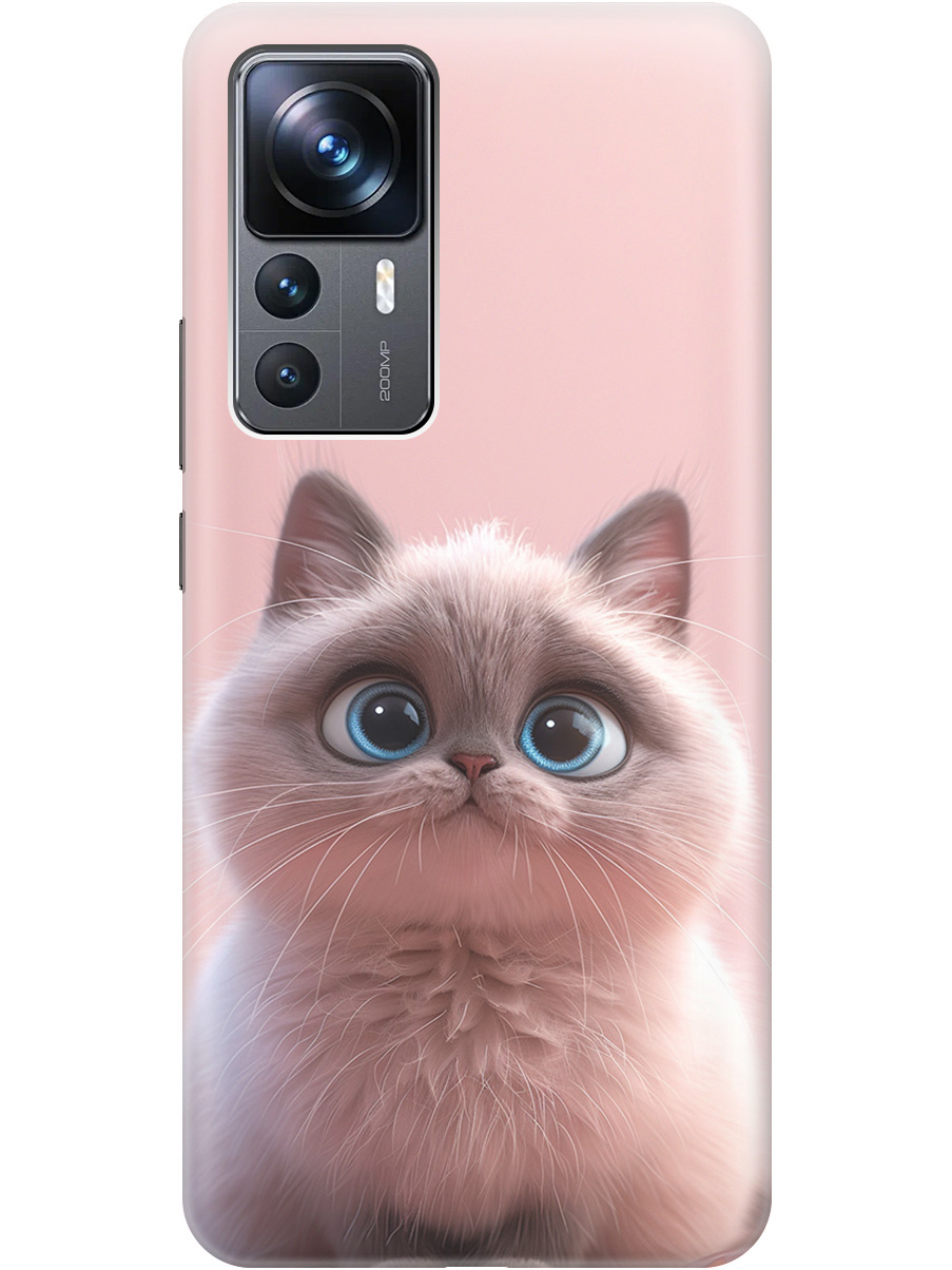 

Силиконовый чехол на Xiaomi 12T / 12T Pro с принтом "Милейший котик", Прозрачный;розовый;серый, 762091911