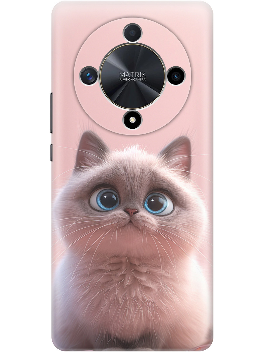 

Силиконовый чехол на Honor X9b / X50 с принтом "Милейший котик", Прозрачный;розовый;серый, 781974311
