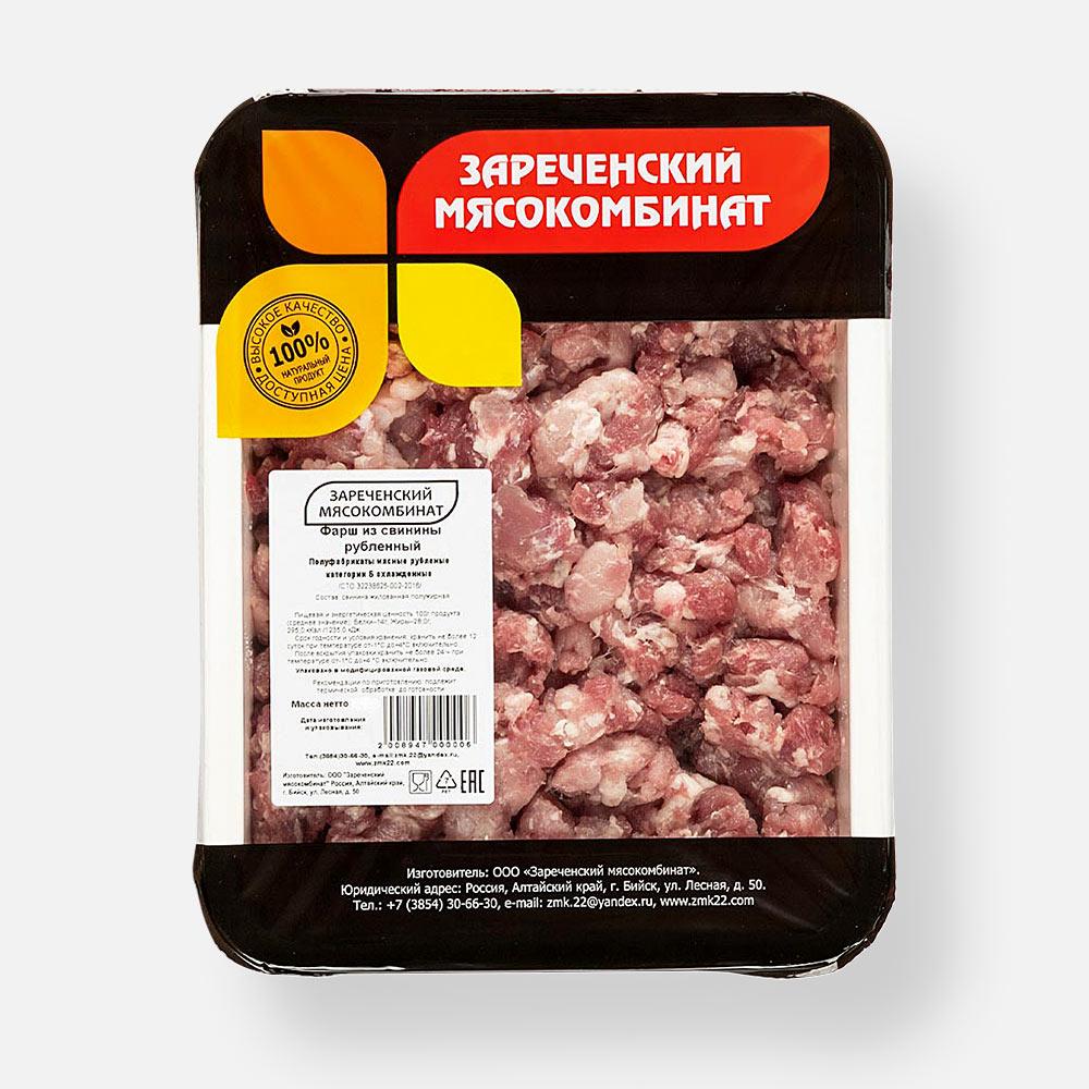 

Фарш Зареченский мясокомбинат из свинины, рубленный, 500 г