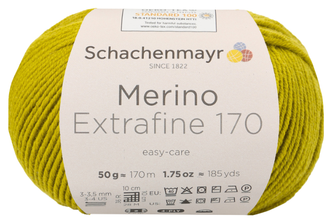 фото Пряжа schachenmayr 9807551 merino extrafine 170 (00074, anis)