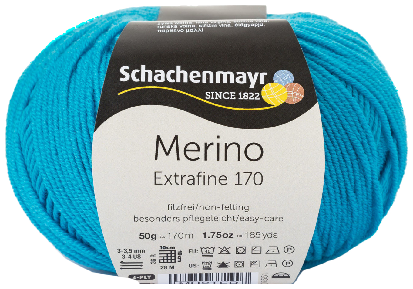 фото Пряжа schachenmayr 9807551 merino extrafine 170 (00068, capri)