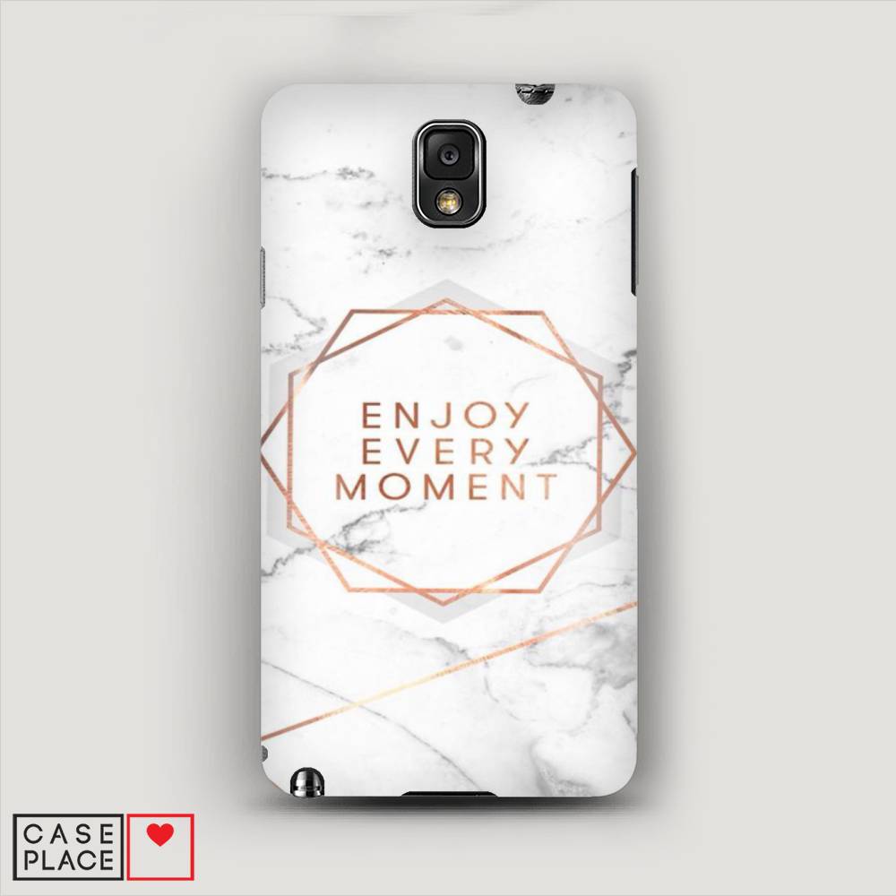 

Чехол Awog "Enjoy every moment мрамор" для Samsung Galaxy Note 3, 23320-5