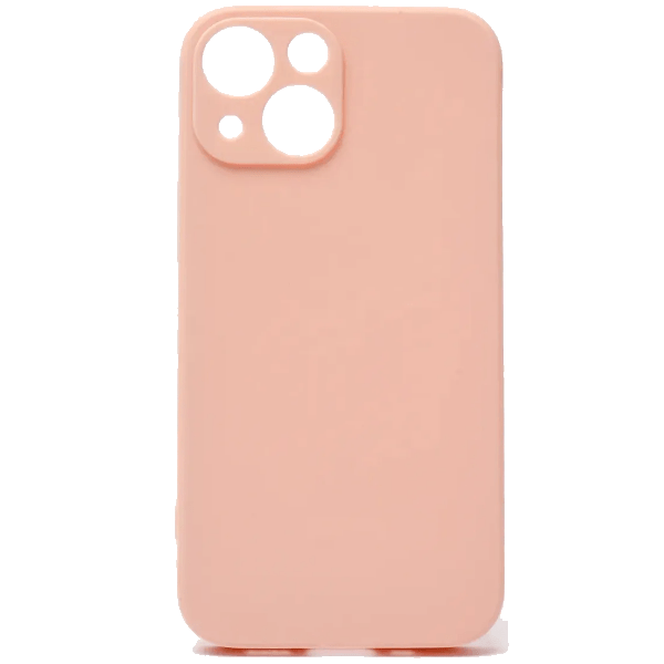 

Чехол iPhone 14 цветной силикон, розовый