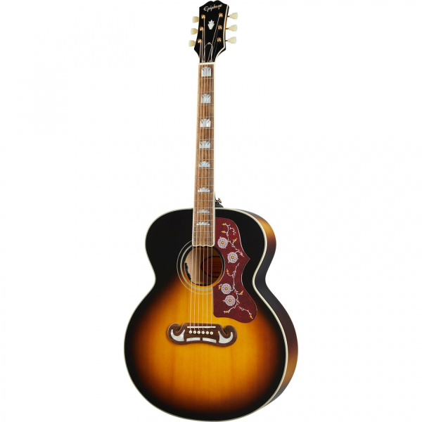 фото Акустическая гитара epiphone j-200 aged vintage sunburst