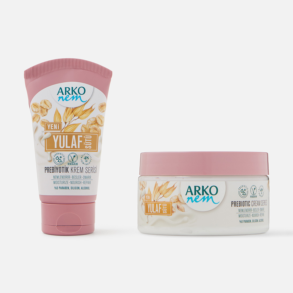 Набор подарочный ARKO Nem Овсяное молочко крем для тела 250 мл, крем для рук 60 мл