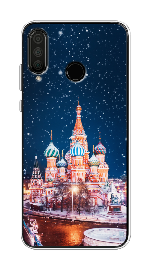 

Чехол на Huawei P30 Lite, Honor 20S/20 Lite 2020 "Москва 1", Коричневый;синий;белый, 610750-1
