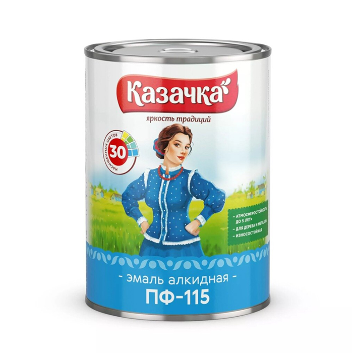 

Эмаль Казачка, ПФ-115, шоколадная, 0.9 кг