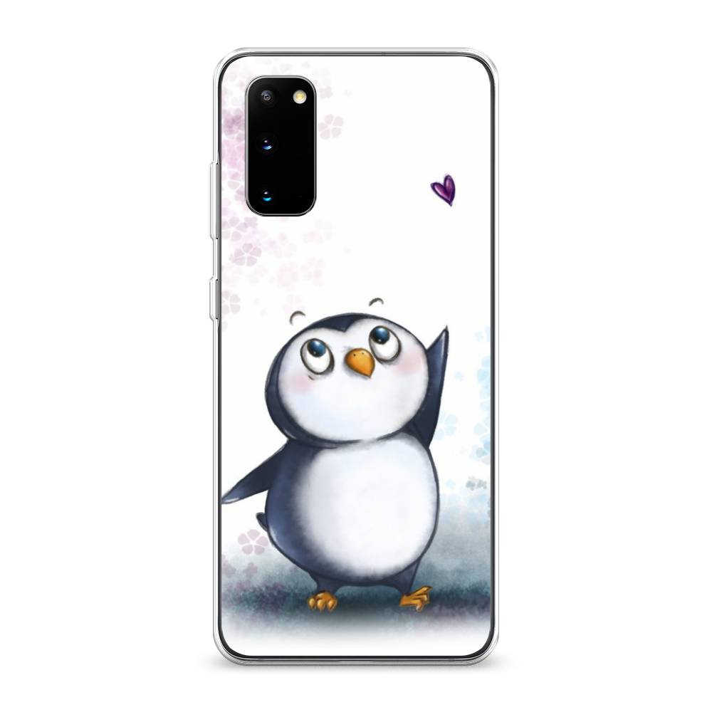 

Чехол Awog на Samsung Galaxy S20 "Пингвин и сердечко", Разноцветный, 29250-1