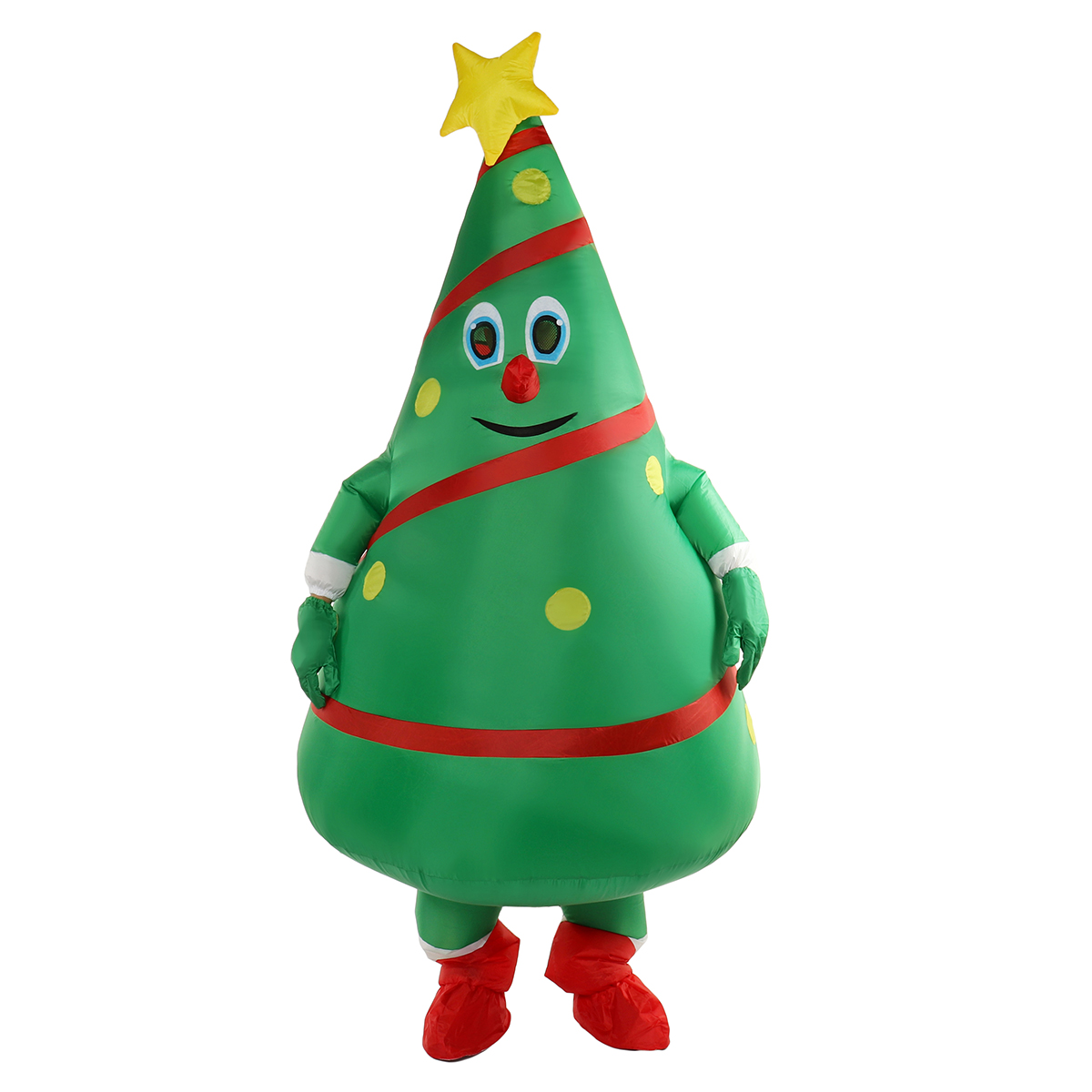 Костюм карнавальный унисекс Inflatable новогодние персонажи зеленый 54 RU