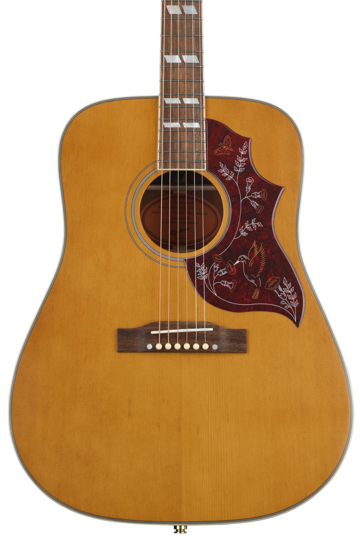 

Акустическая гитара Epiphone Hummingbird Aged Antique Natural, Hummingbird Aged Antique Natural