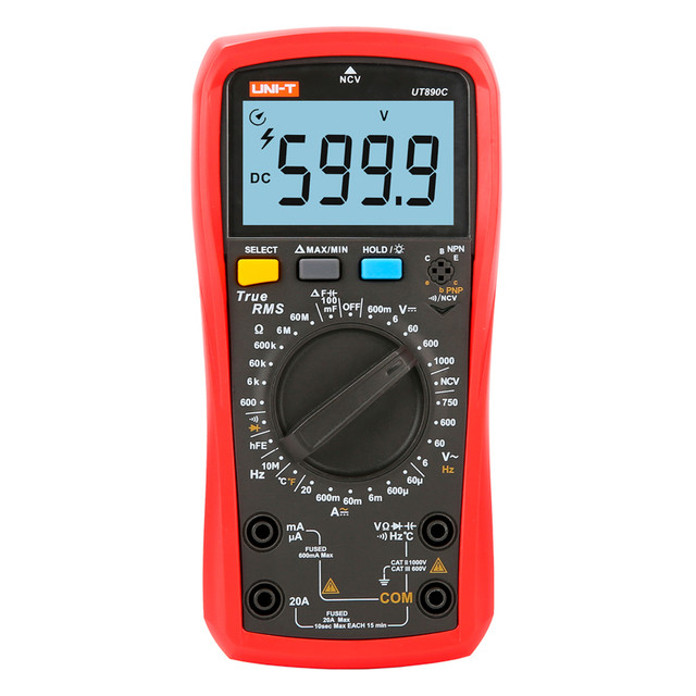 

Мультиметр UNI-T универсальный UT890C, UT890C