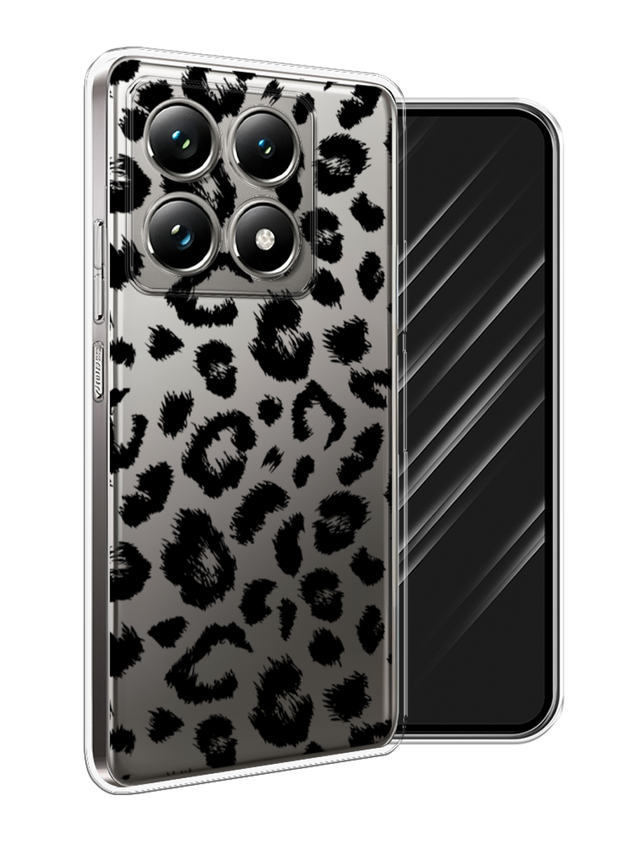 

Чехол Awog на Xiaomi 14T Pro "Окрас леопарда фон", Черный, 323450-1
