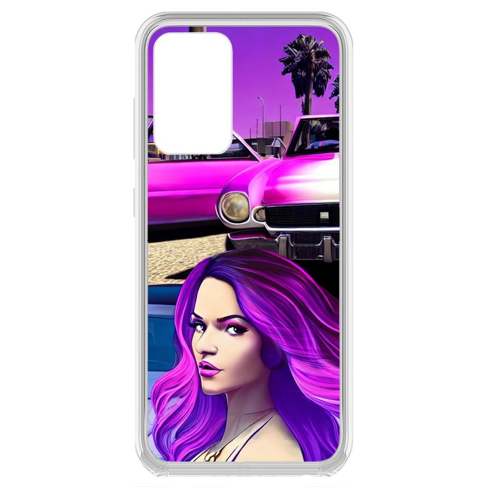 

Чехол-накладка Krutoff Clear Case Жизнь в розовом для Samsung Galaxy A52 (A525), Прозрачный