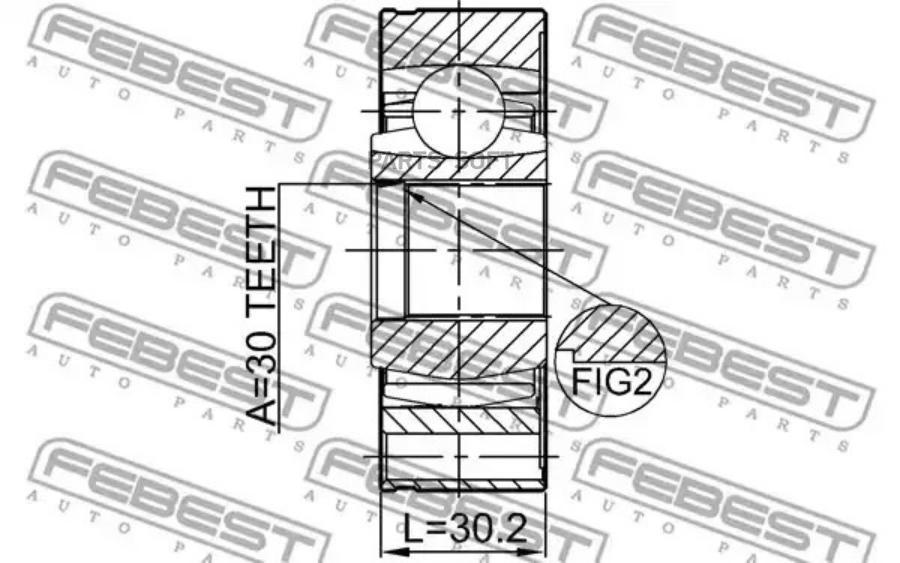 

Шрус Febest 1211IX35SHA