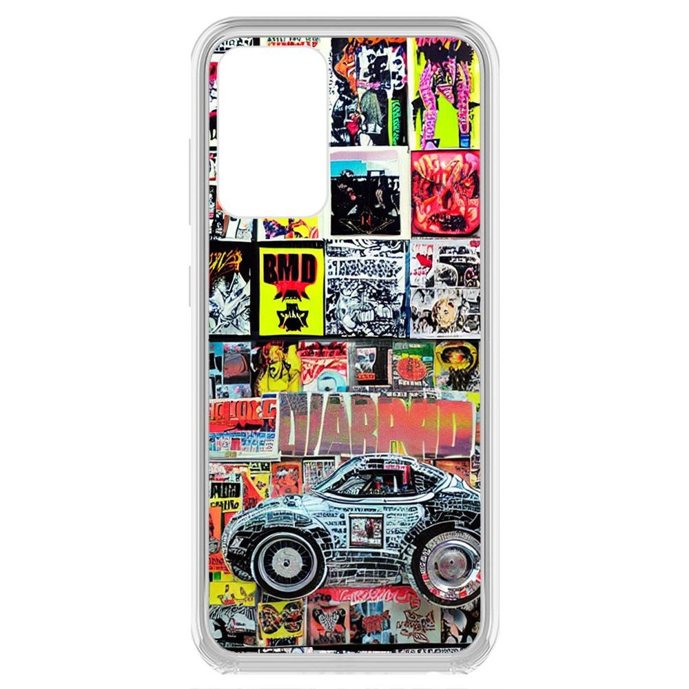 

Чехол-накладка Krutoff Clear Case Автопамфлет для Samsung Galaxy A52 (A525), Прозрачный