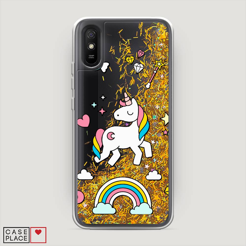 

Чехол Awog на Xiaomi Redmi 9A "Принцесса единорог", Разноцветный, 38990-1