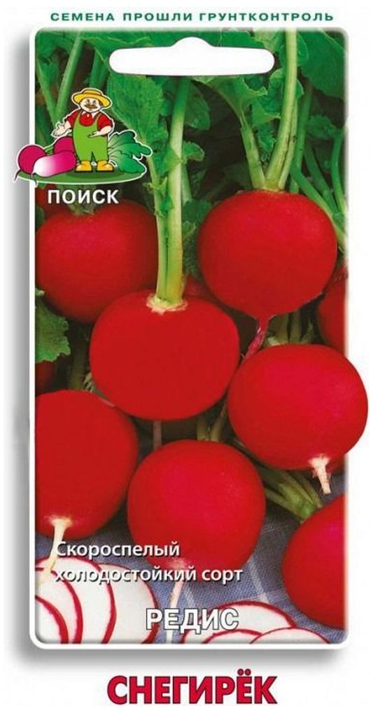 

Семена Редиса ПОИСК Снегирек 3 г