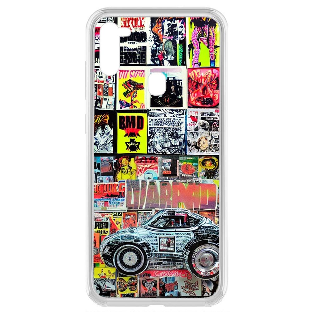 

Чехол-накладка Krutoff Clear Case Автопамфлет для Samsung Galaxy M11 (M115)