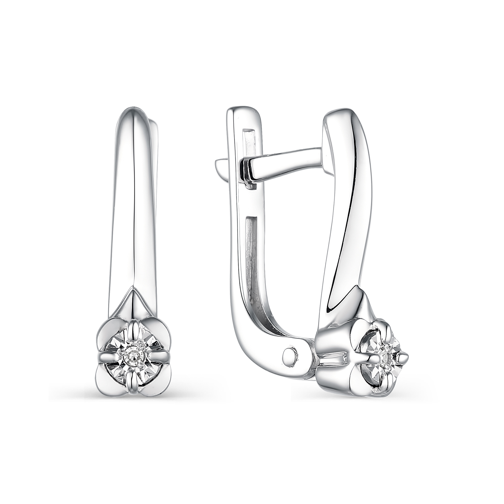 

Серьги из серебра с бриллиантом 02-1842/000Б-00 АЛЬКОР, 02-1842/000Б-00