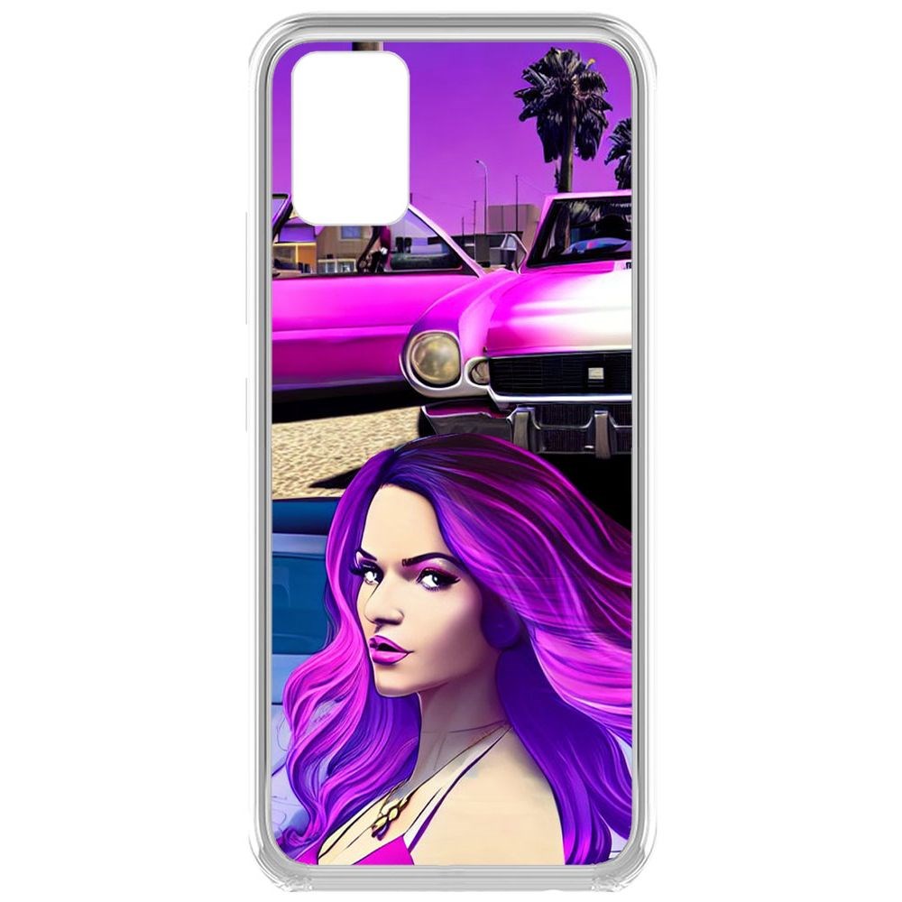

Чехол-накладка Krutoff Clear Case Жизнь в розовом для Samsung Galaxy A71 (A715)