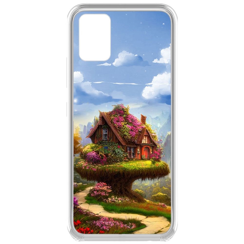 

Чехол-накладка Krutoff Clear Case Дом на дереве для Samsung Galaxy A71 (A715)