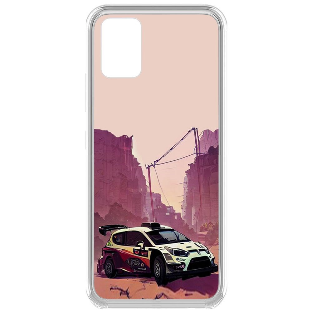 

Чехол-накладка Krutoff Clear Case Гоночный каньон для Samsung Galaxy A71 (A715)