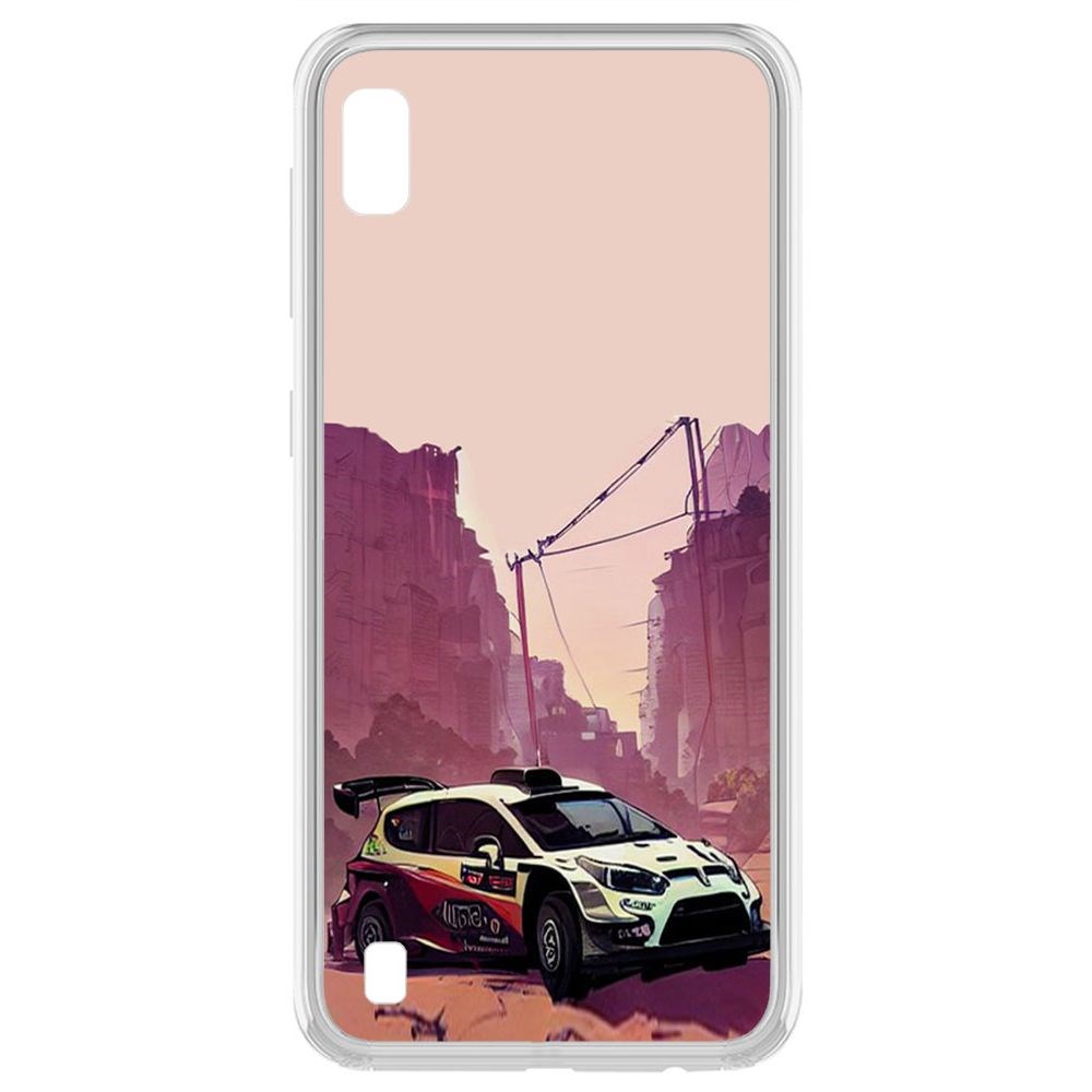 

Чехол-накладка Krutoff Clear Case Гоночный каньон для Samsung Galaxy A10 (A105), Прозрачный