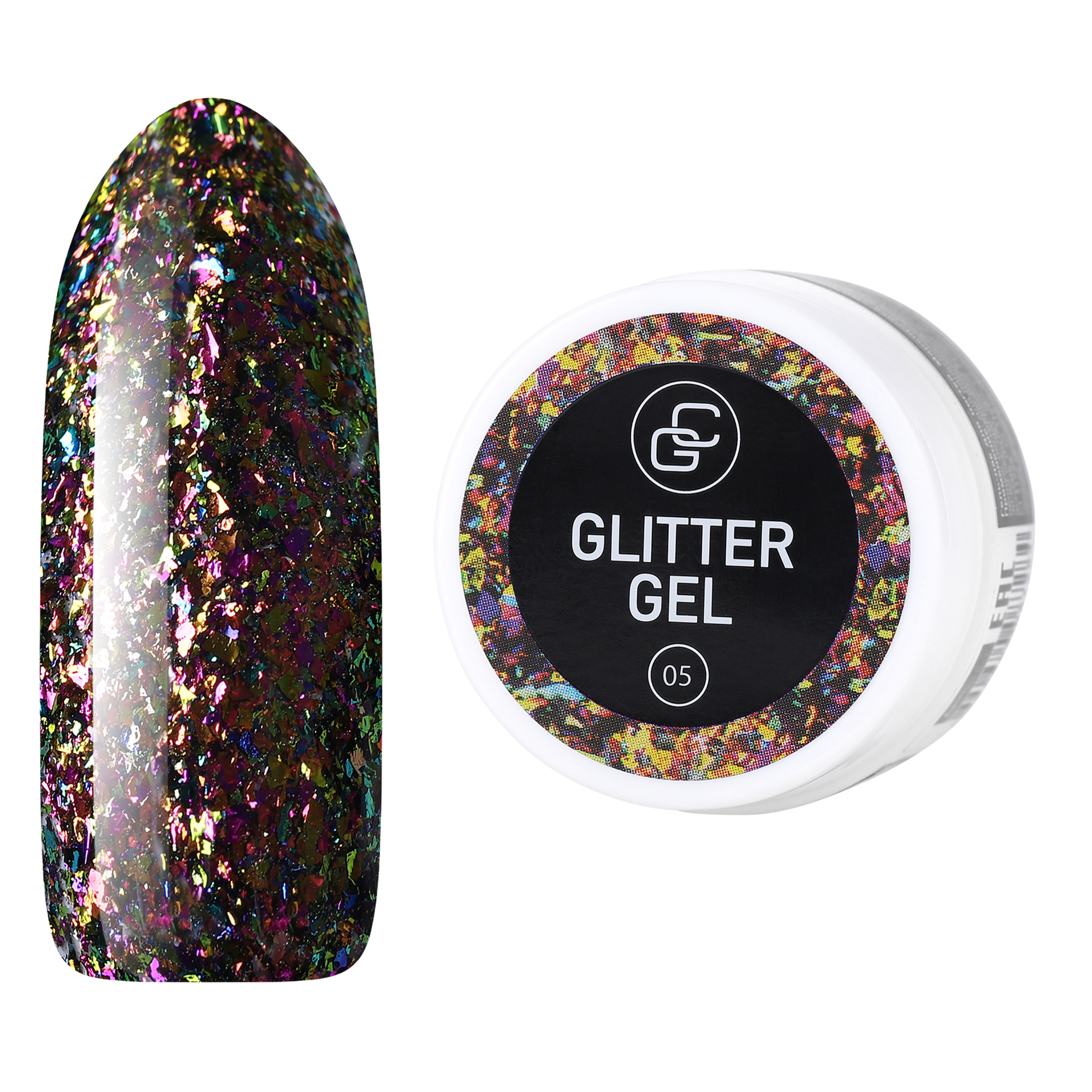 

Гель-лак для ногтей Giorgio Capachini Glitter Gel №05, Желтый;коричневый