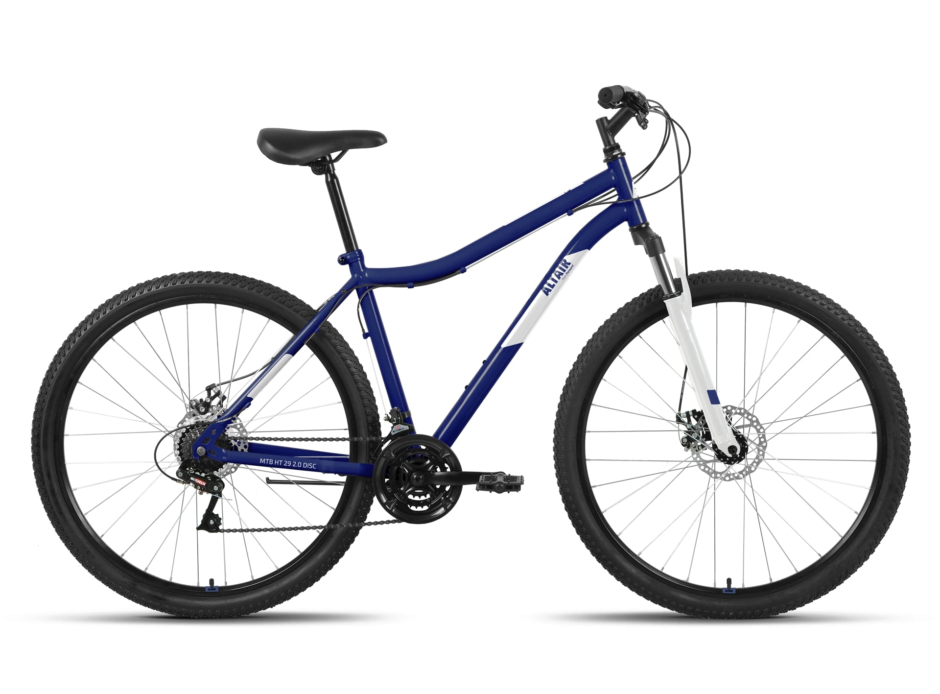 Горный велосипед Altair MTB HT 29 2.0 D, год 2022, цвет Синий-Серебристый, ростовка 17