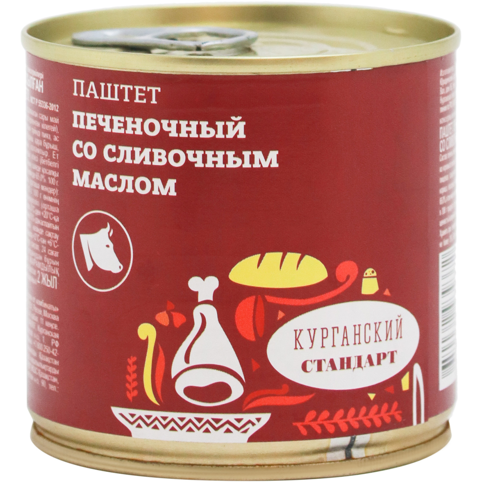 

Паштет Курганский Стандарт Печеночный со сливочным маслом 250 г