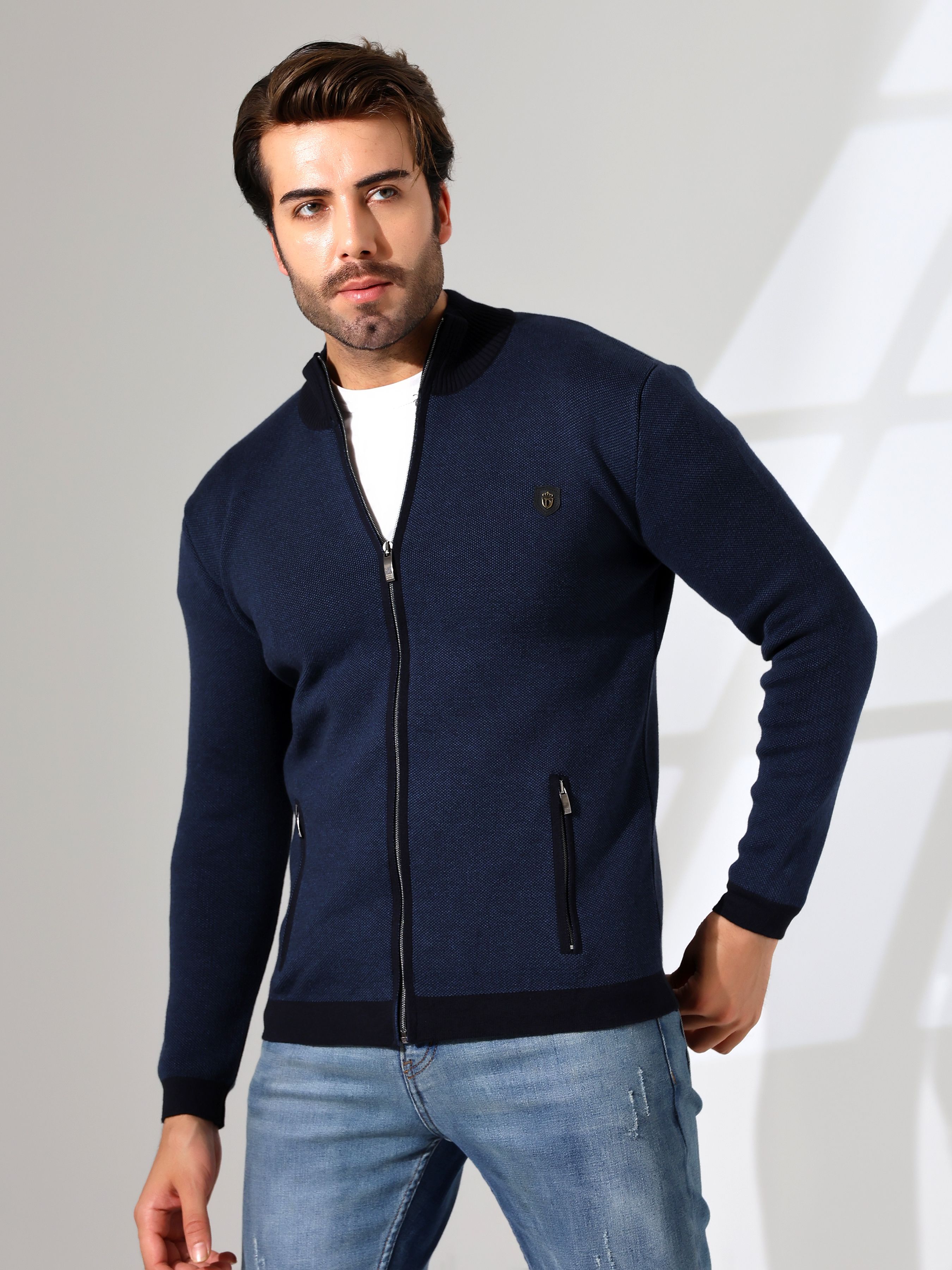 

Кардиган мужской DECADE 414 синий XL, 414