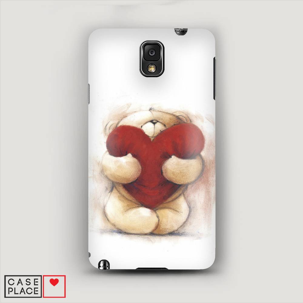 

Чехол Awog "Мишка с сердцем 1" для Samsung Galaxy Note 3, 23320-5