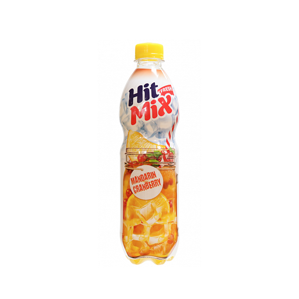 

Газированный напиток Hit Mix Fresh Mandarin Cranberry 0,47 л