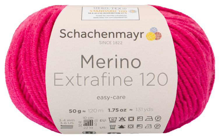 фото Пряжа schachenmayr 9807552 merino extrafine 120 (00138, cyclam)