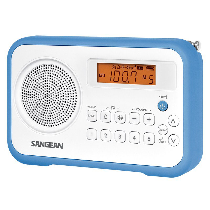 

Радиоприемник Sangean PR-D18 White/Blue, Белый;голубой