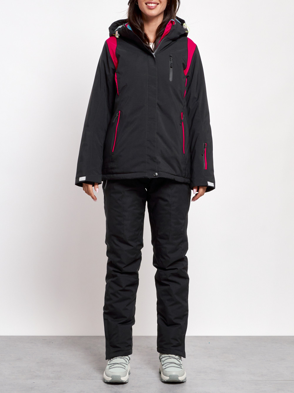 

Горнолыжный костюм женский зимний CHUNMAI AD02305Ch, 50, Черный, AD02305