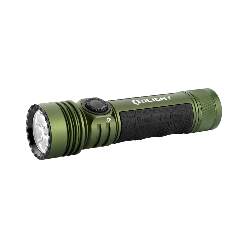 

Фонарь Olight Seeker 4 Pro OD Green, 4 диода Osram P9, 6 режимов, 260 метров, 4600 люмен, Зеленый, Seeker 4 Pro