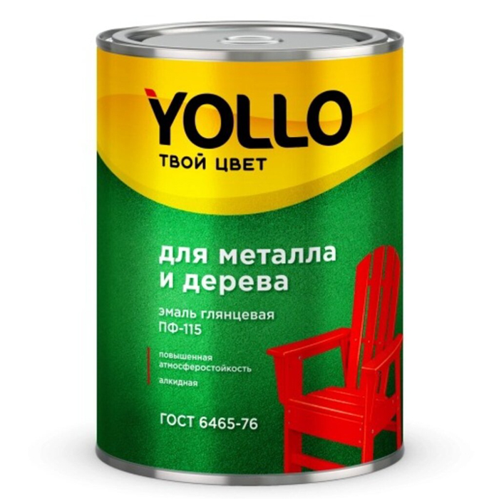 

Эмаль YOLLO, ПФ-115, чер, 0,9 кг